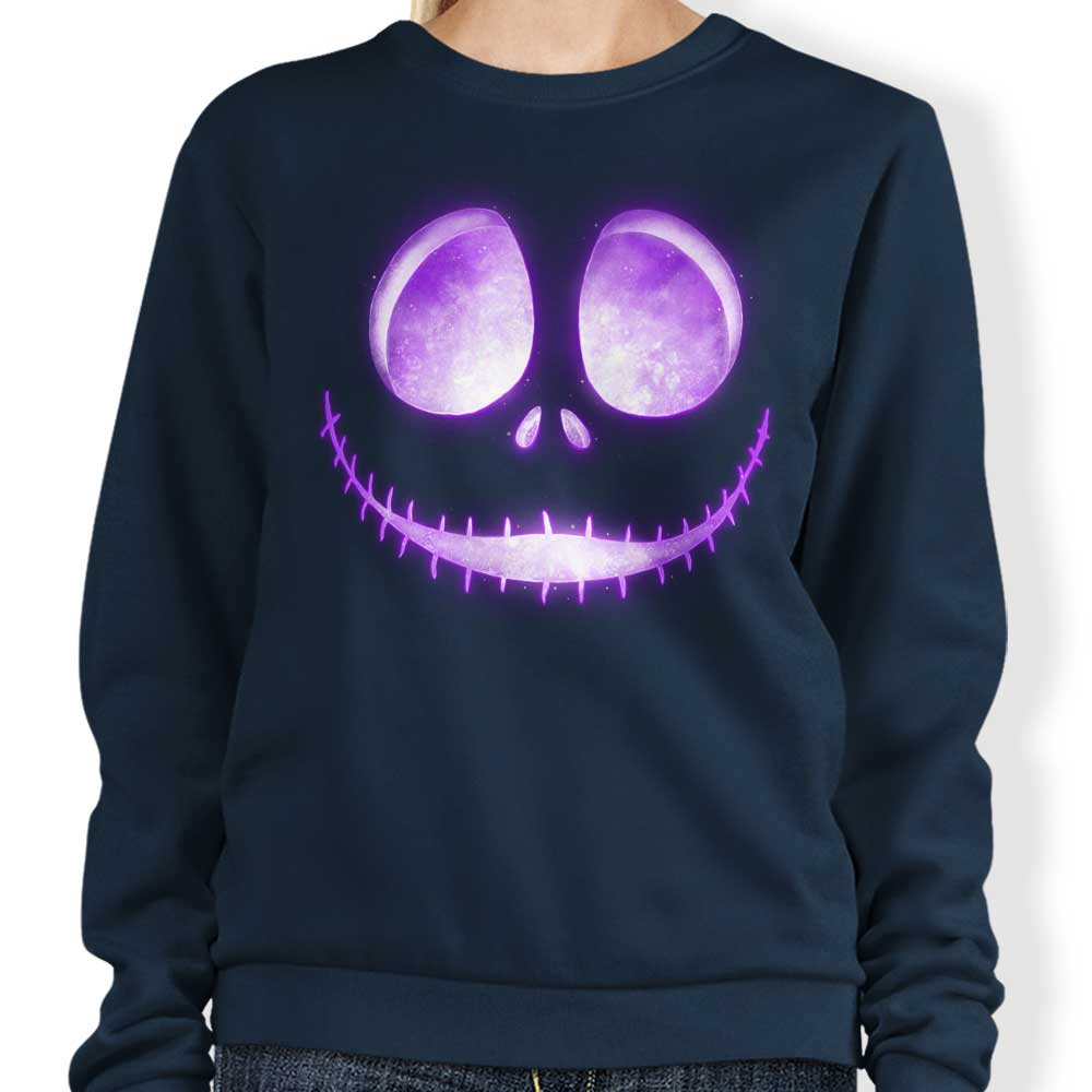ManuelDA's Spooky Skellington Crewneck Sweatshirt - S to 4XL Sizes