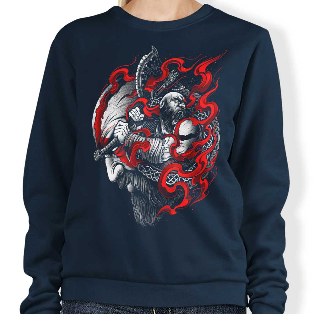Get Ready for Battle - Glitchygorilla's War-themed Sweatshirt