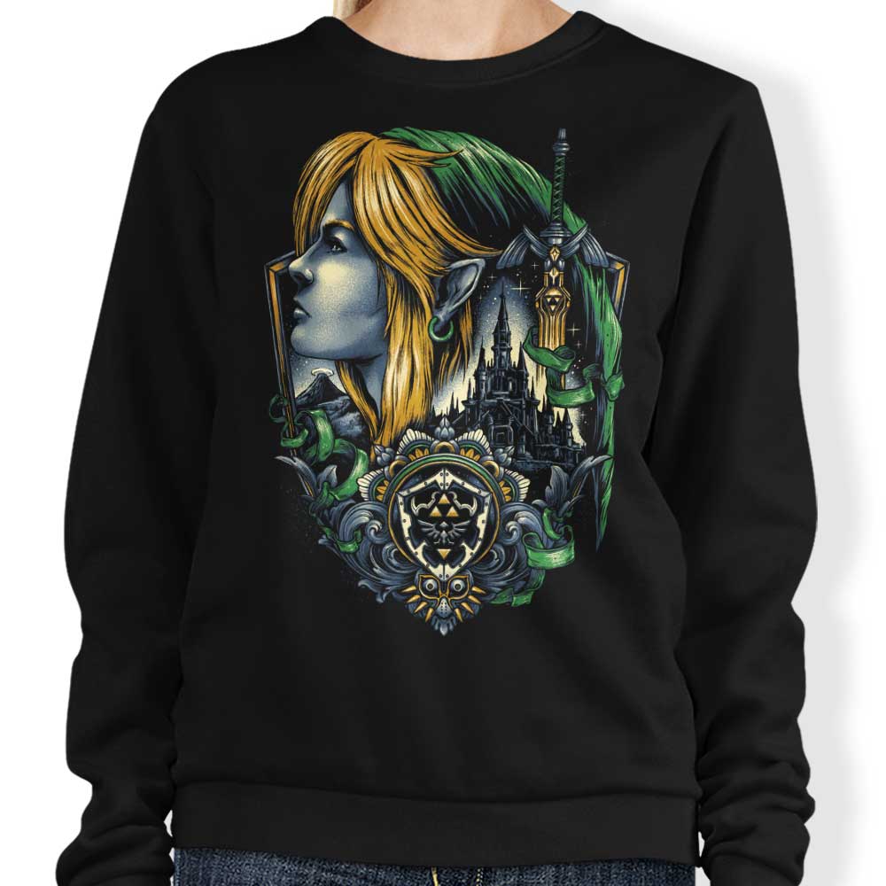 Legendary Emblem Crewneck Sweatshirt by Glitchygorilla