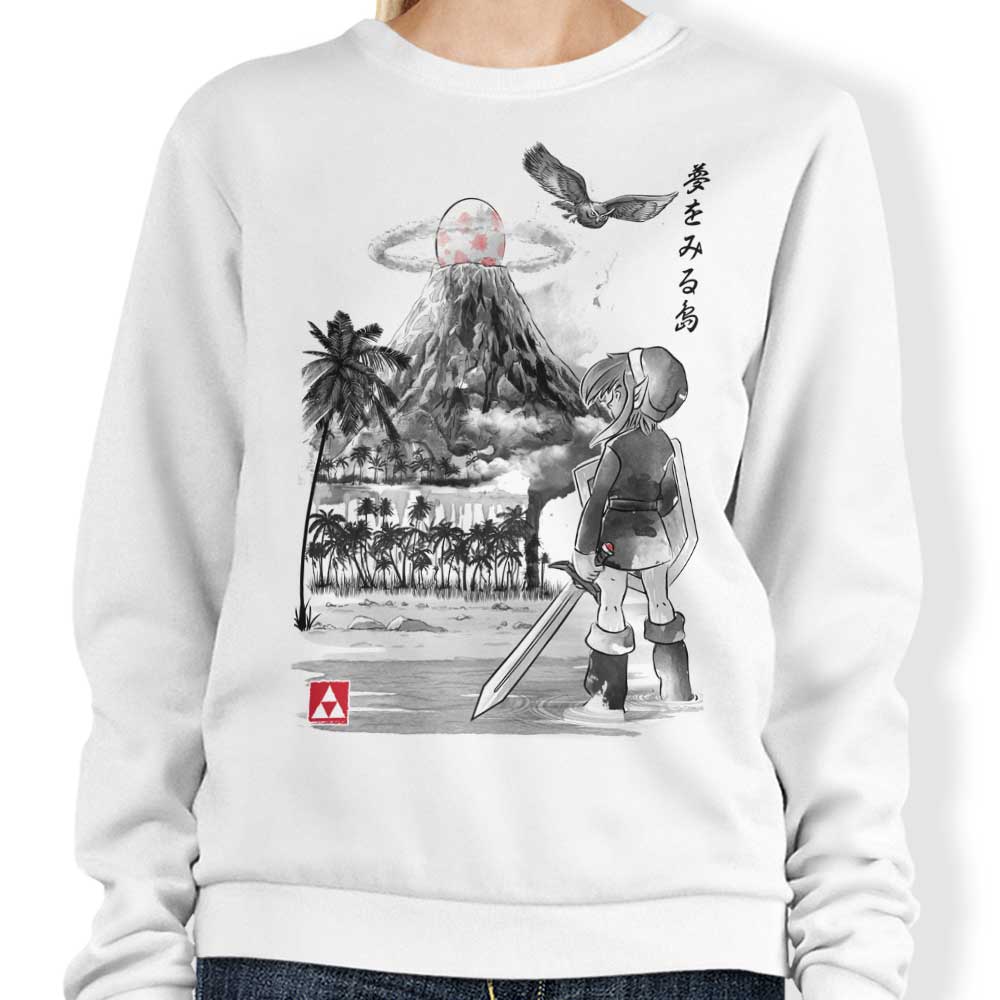 Dr. Monekers' Hero's Awakening Sumi-e Comfortable Crewneck Sweatshirt