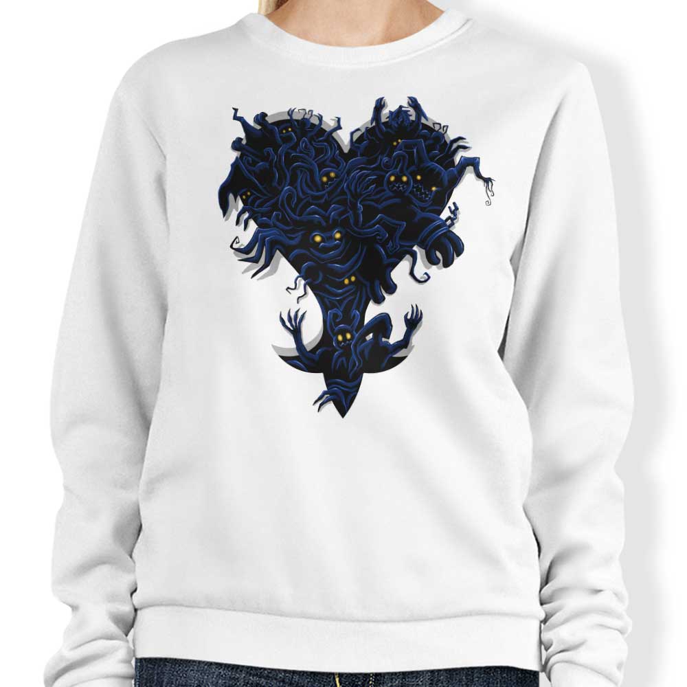 Heartless Crewneck Sweatshirt by Steven Lefcourt for Comfortable Wear