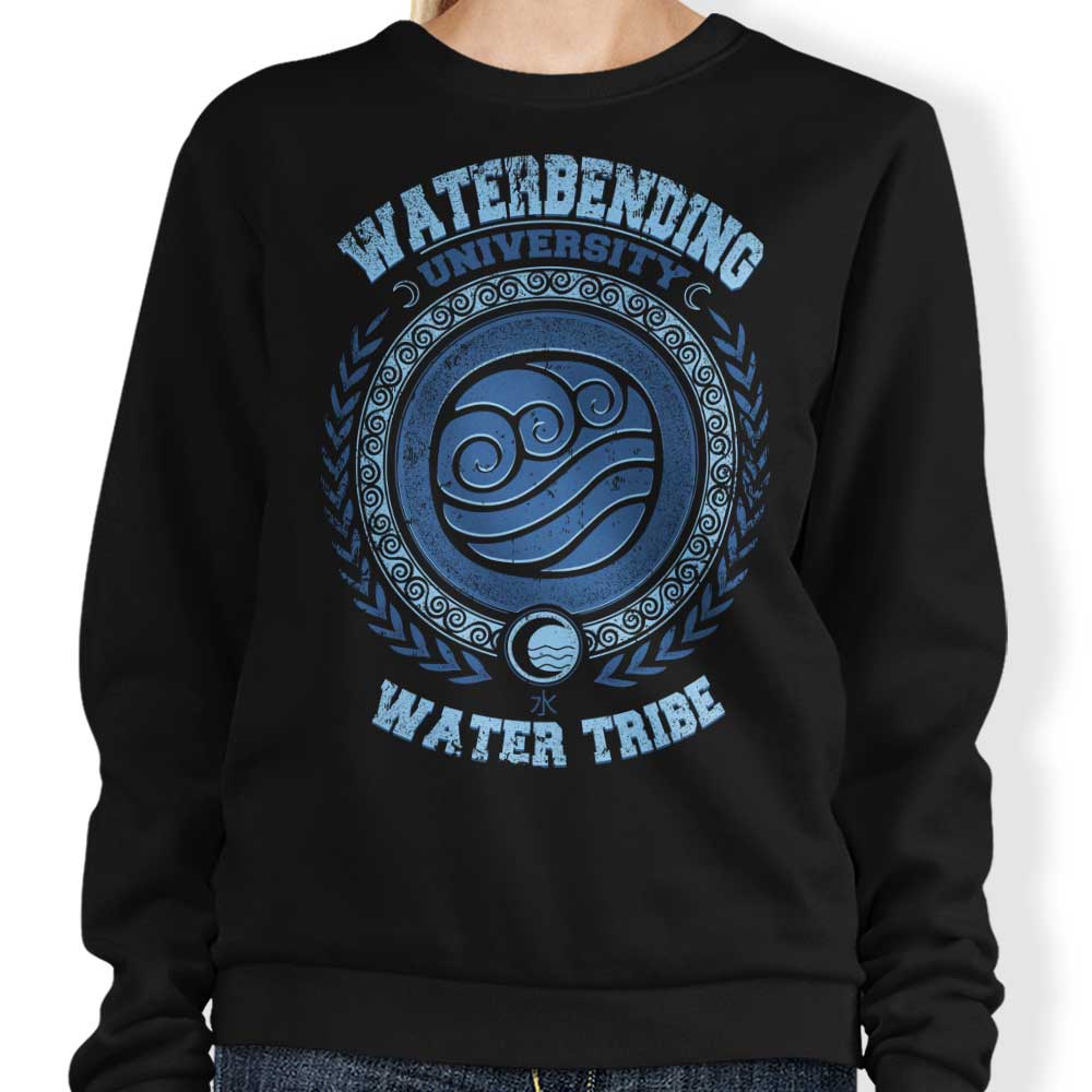 Waterbending University Stylish Crewneck Sweatshirt for All Sizes