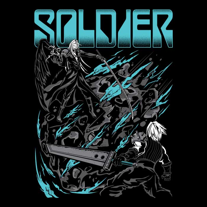 Final Soldier Crewneck Sweatshirt - A Comfortable Apparel from Dracula Byte