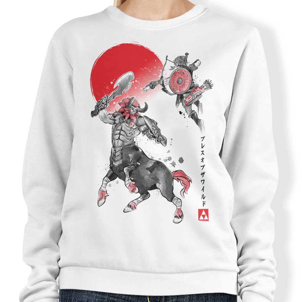 Death Mountain Battle Themed Crewneck Sweatshirt - S to 4XL Sizes