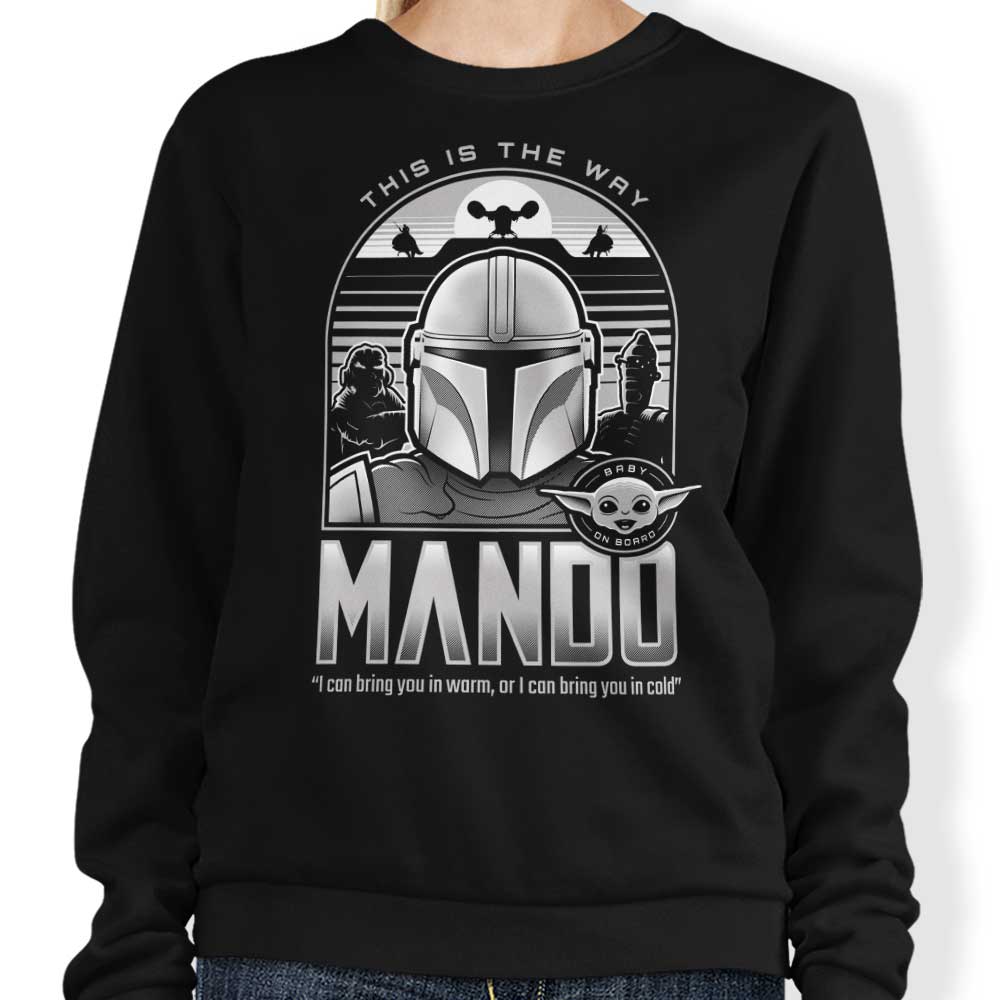 Stationjack's Mando and Friends Crewneck Sweatshirt - Available in S to 4XL Sizes