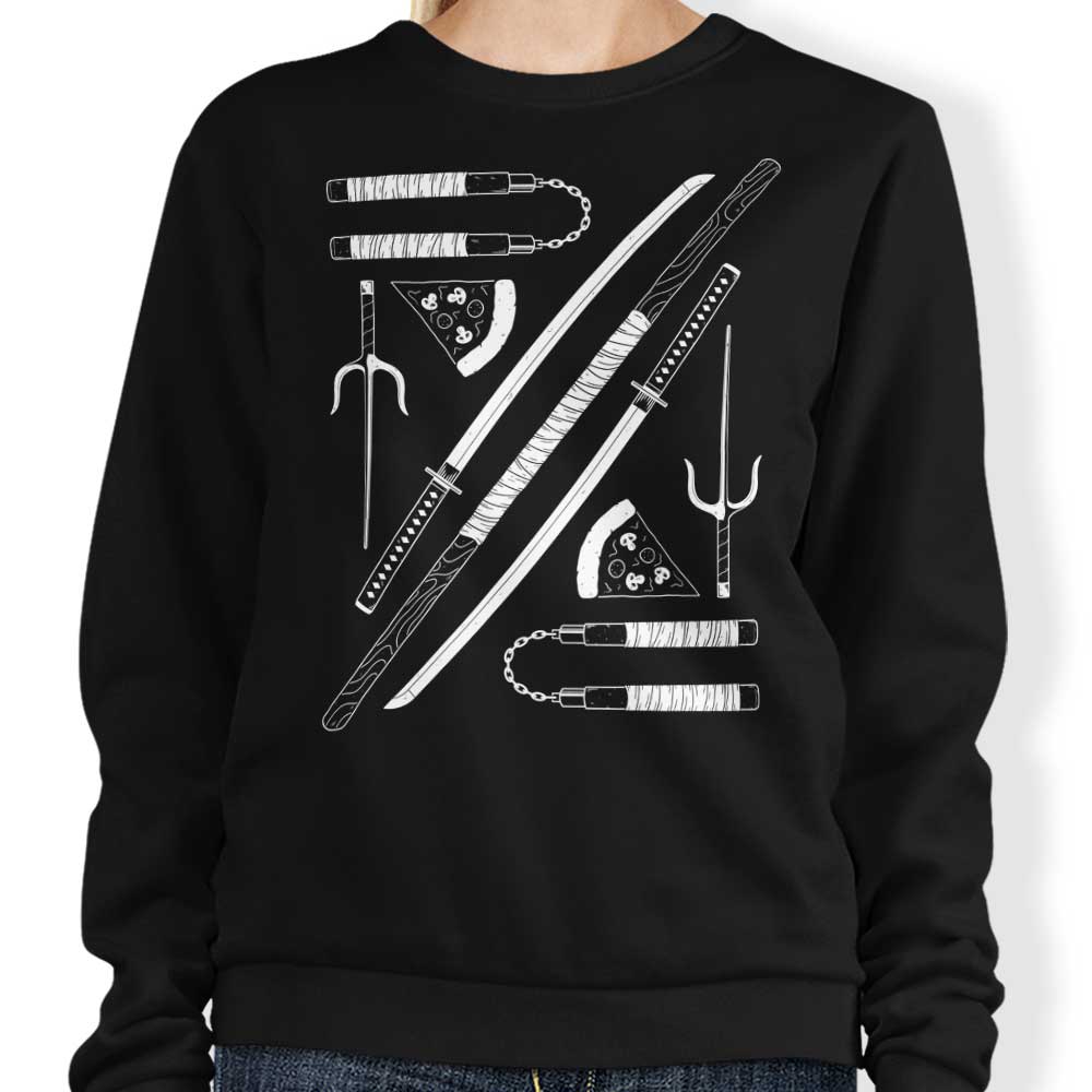 14Eight's Ninja - Style Crewneck Sweatshirt in S - 4XL Sizes