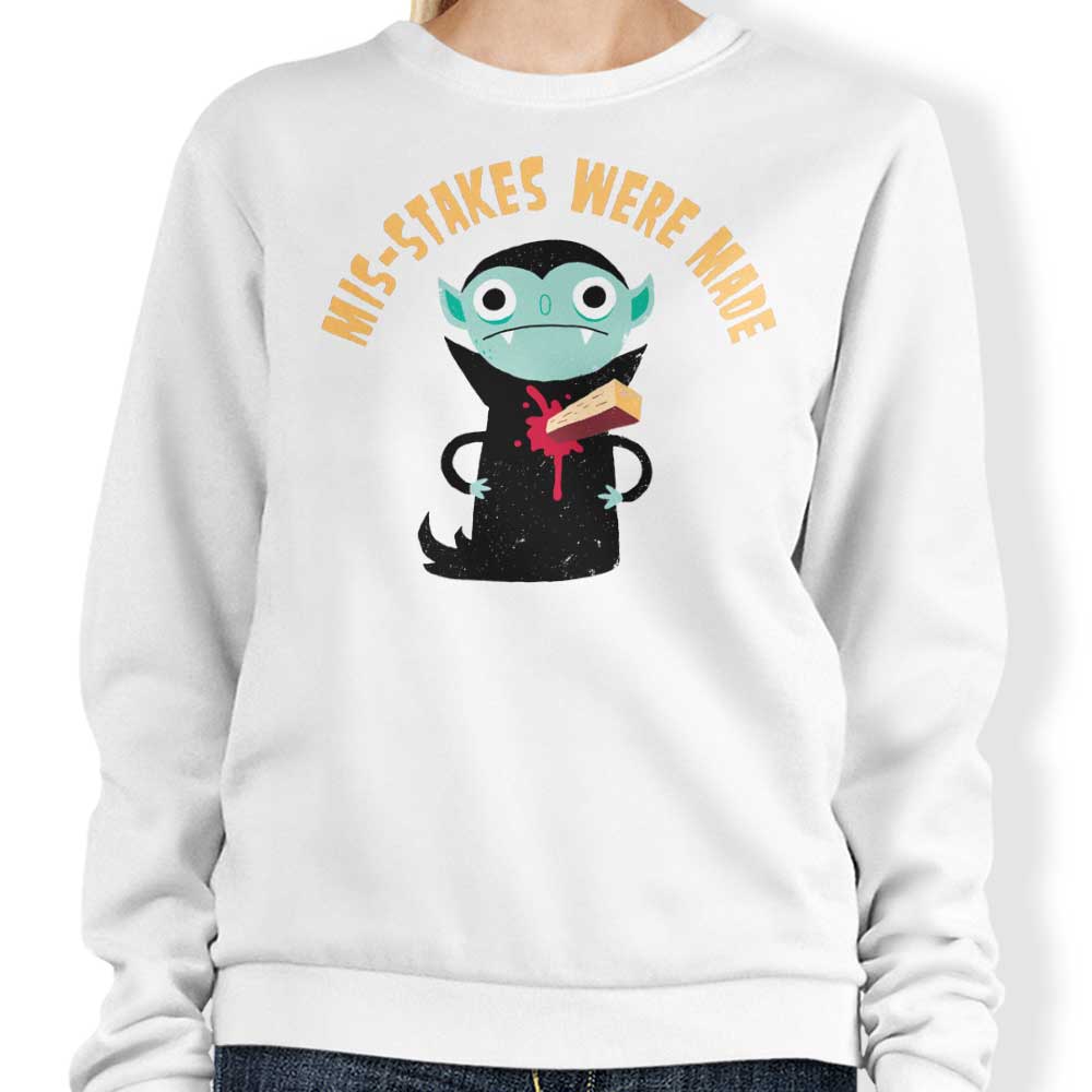 DinoMike's Mis-Stakes Were Made Crewneck Sweatshirt for All Sizes