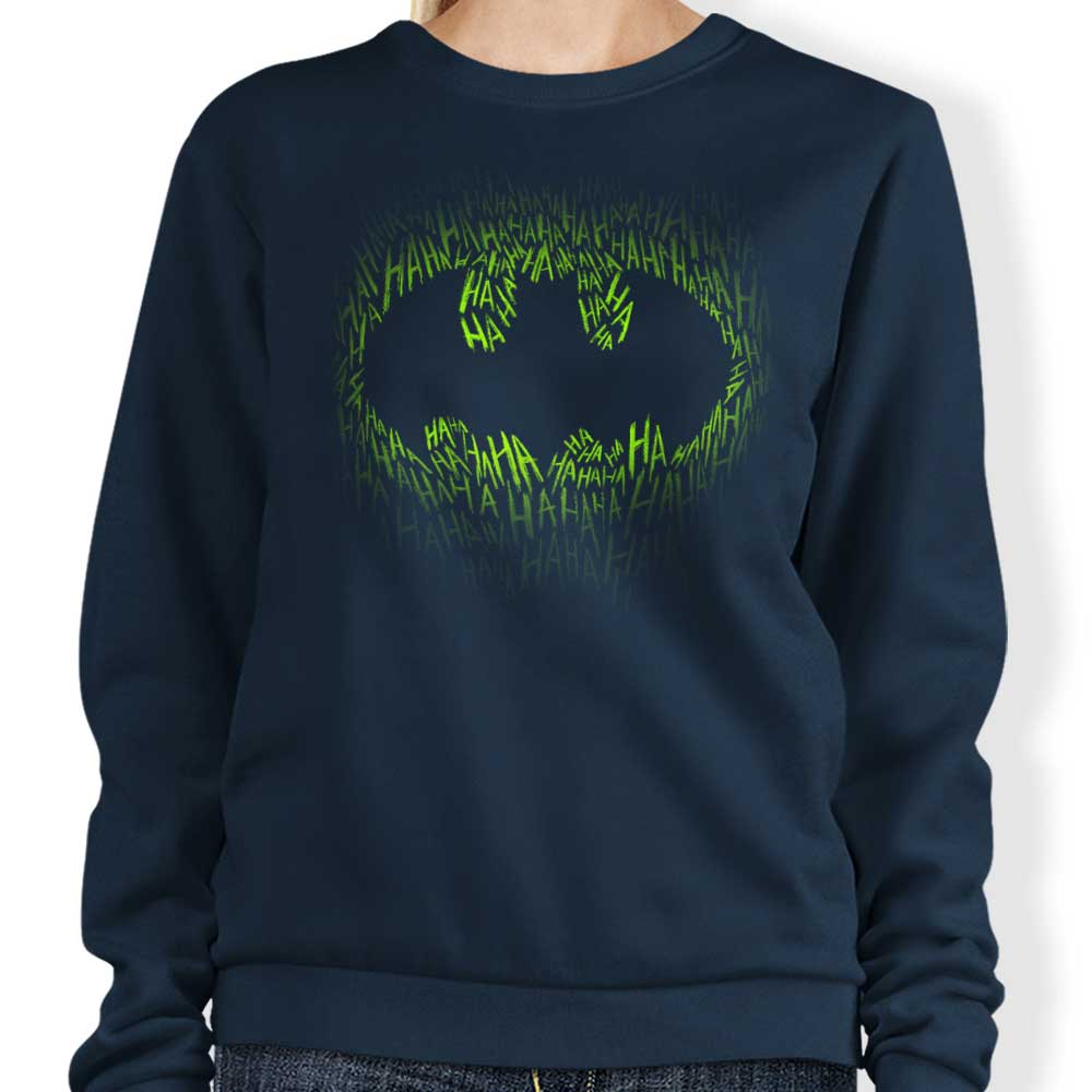 Bat Joke-themed Sweatshirt - A Fashionable Apparel Choice