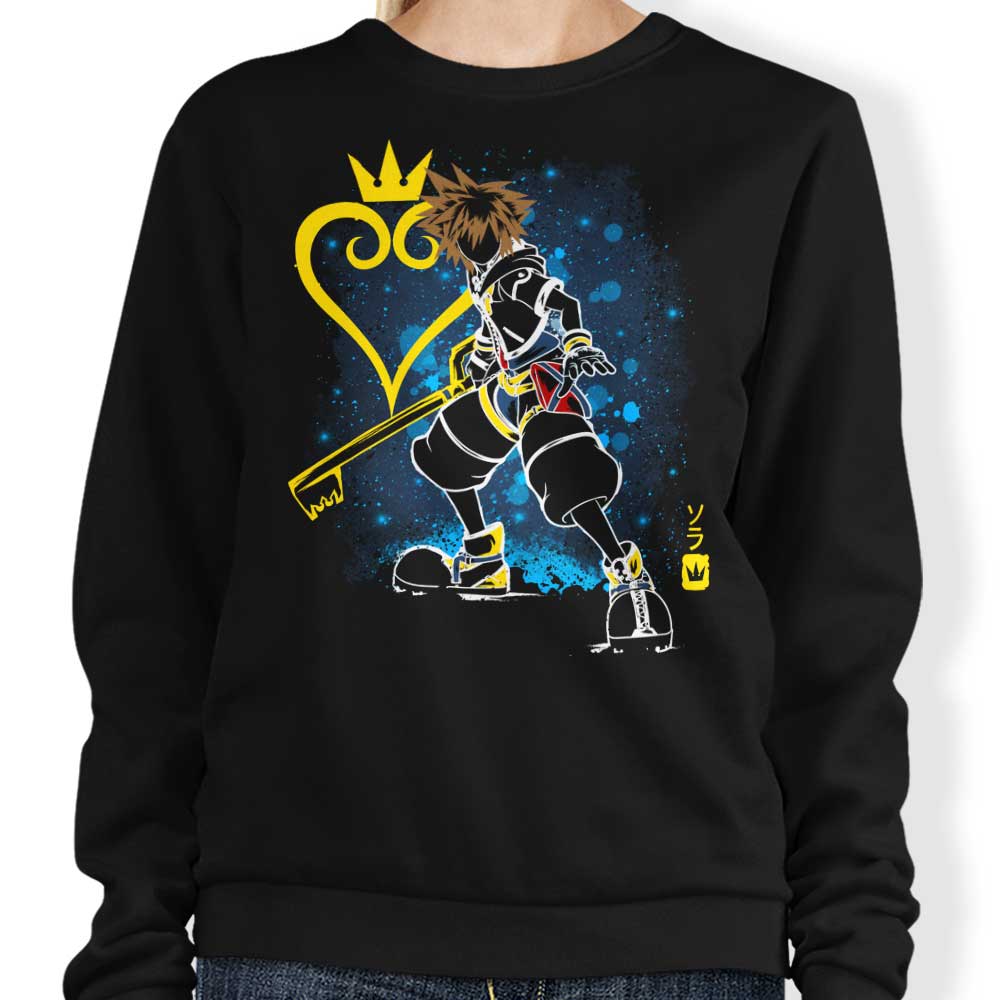 Soulkr Brand Keyblade Crewneck Sweatshirt for Comfortable Wear