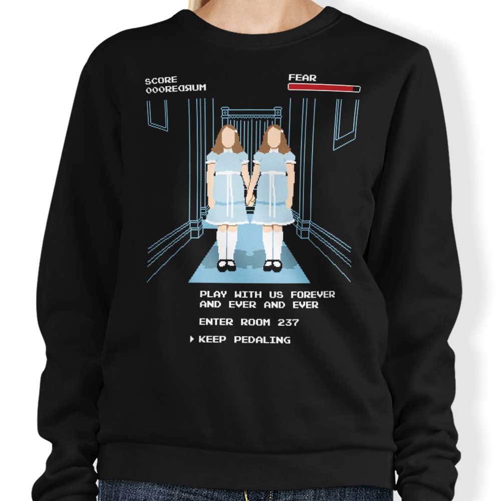 All-Play-and-No-Work Stylish Crewneck Sweatshirt by Mikehandyart