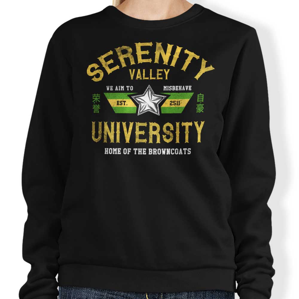 Arinesart's Comfortable Serenity Valley University Crewneck Sweatshirt