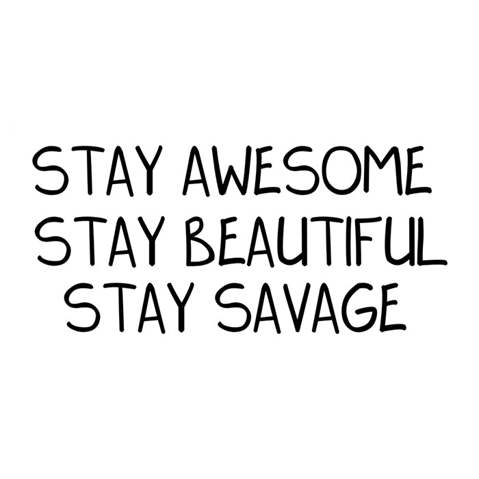 MissClick's Stay Savage Style Crewneck Sweatshirt for Trendy Wear