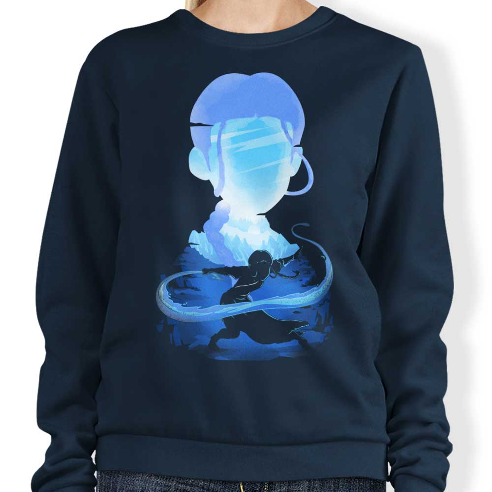 Donnie Illustrations' Water and Ice Crewneck Sweatshirt for All Sizes