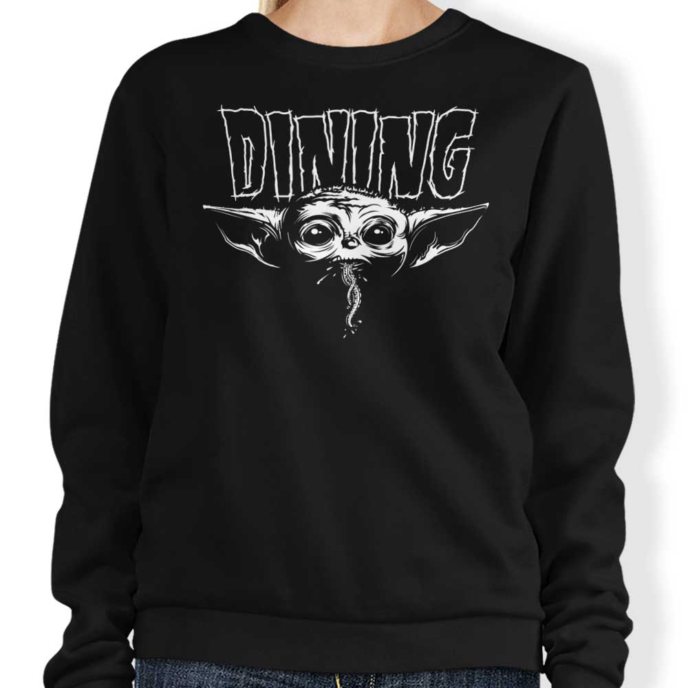 CappO's Comfortable Glutton Crewneck Sweatshirt in S - 4XL Sizes