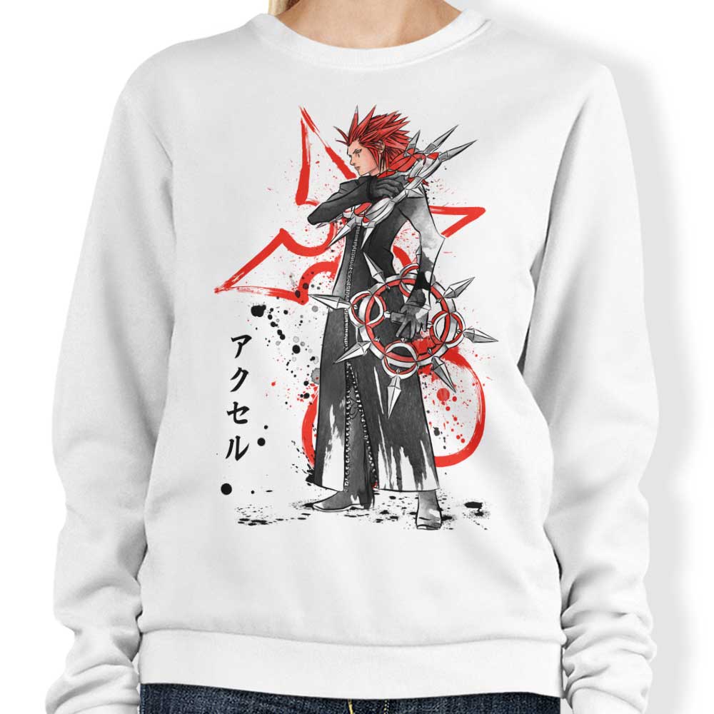 Dr. Monekers' Watercolor Flurry Crewneck Sweatshirt in S - 4XL Sizes