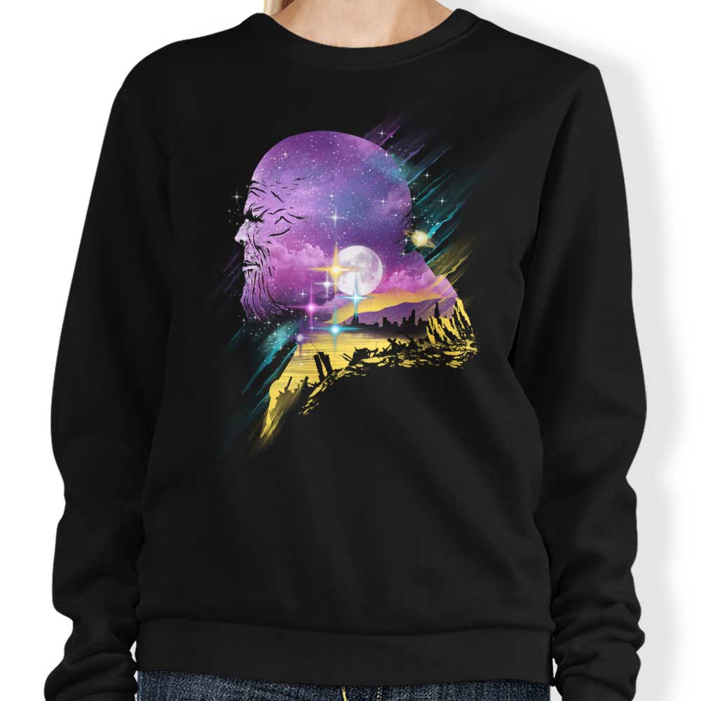 Dandingeroz Galactic Titan Comfortable Crewneck Sweatshirt in S - 4XL
