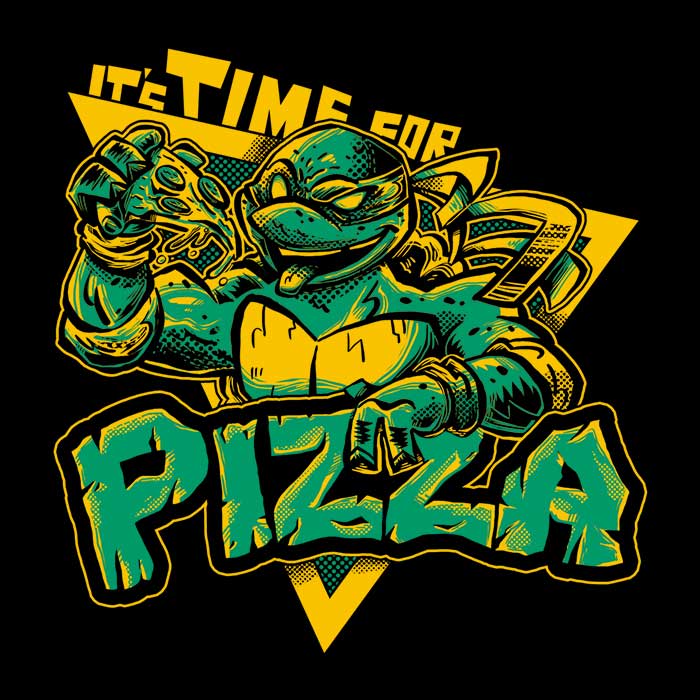 Studio Yumie 'Pizza Time' Comfortable Crewneck Sweatshirt