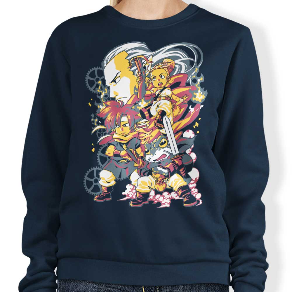1wing Time - Traveling Crewneck Sweatshirt in S to 4XL Sizes