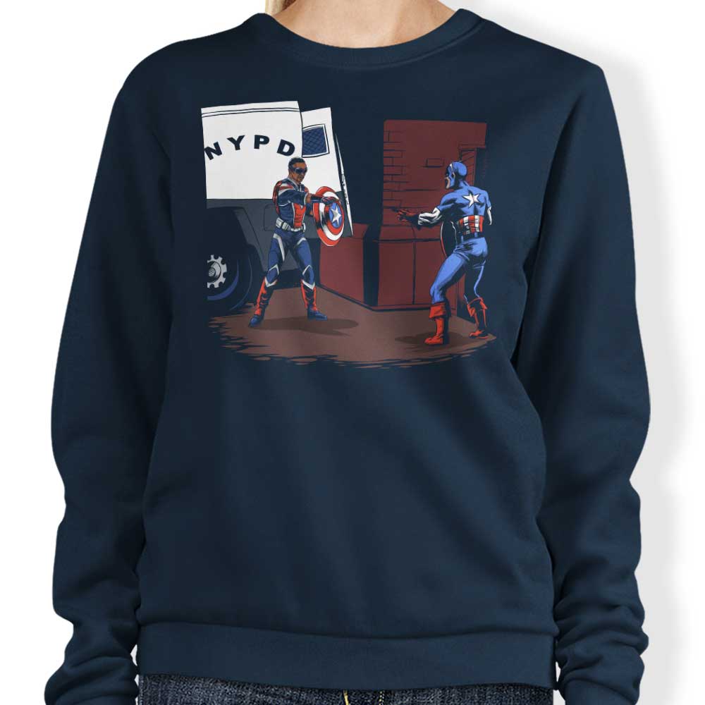 Zascanauta 'I Am the Captain' Crewneck Sweatshirt for Comfortable Wear