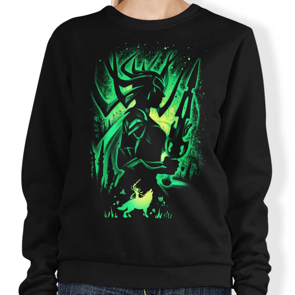 Alemaglia's Death Goddess Crewneck Sweatshirt - Comfortable S to 4XL