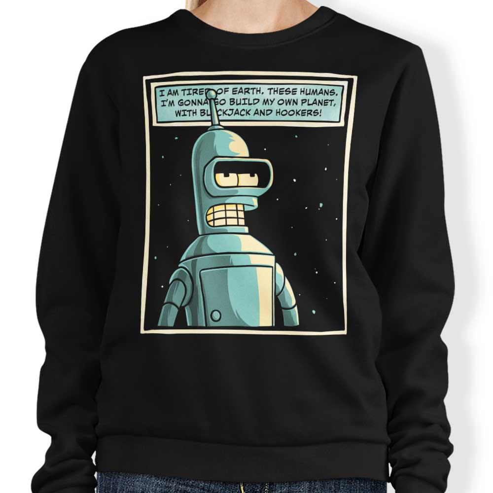 Teesgeex My Own Planet Comfortable Crewneck Sweatshirt Sizes S - 4XL