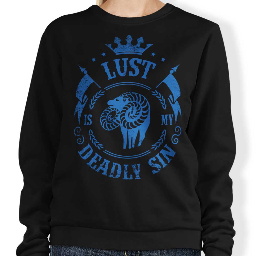 Typhoonic Art 'Lust is My Sin' Crewneck Sweatshirt for Men and Women