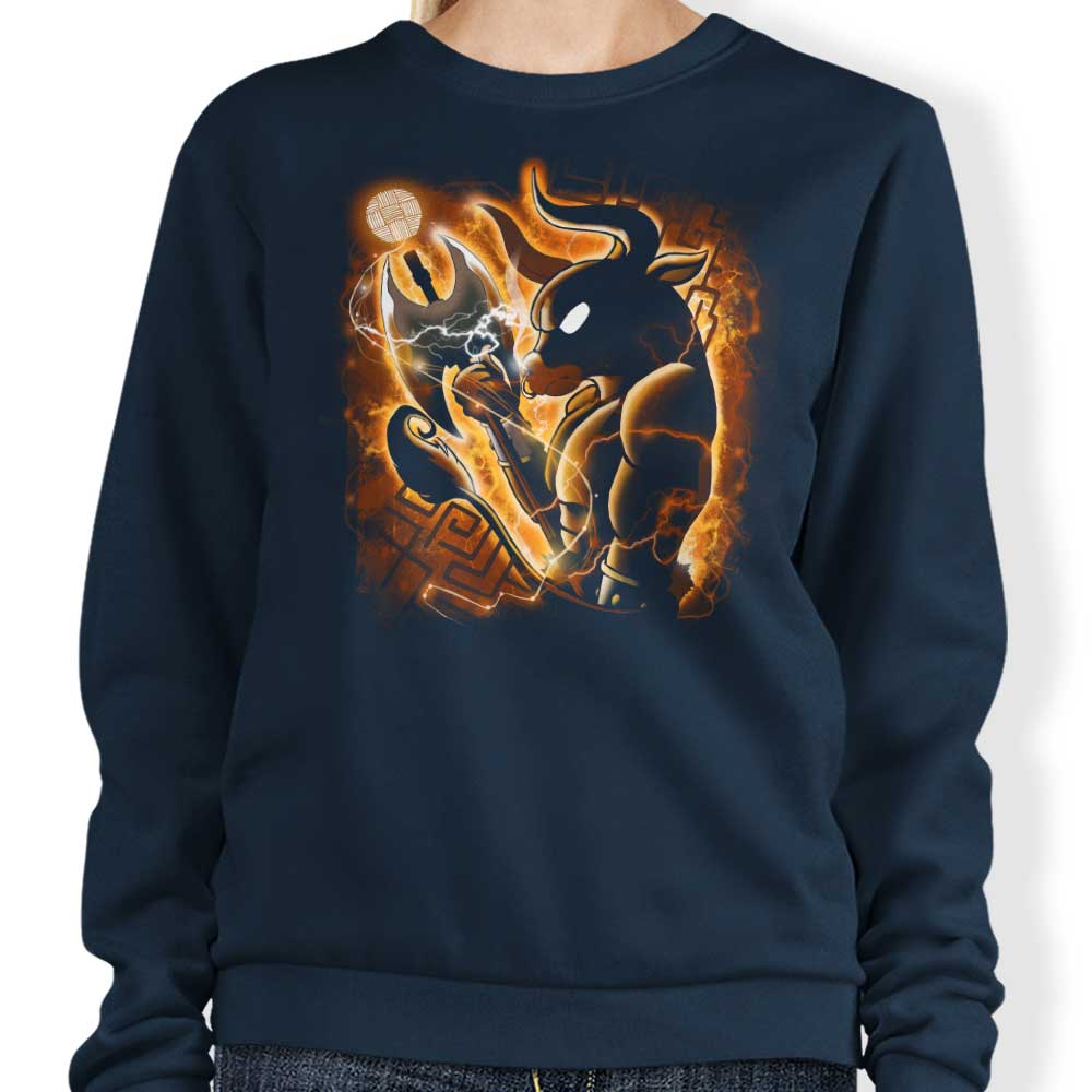 Vallina84 Minotaur Crewneck Sweatshirt in S - 4XL Sizes