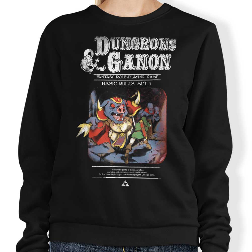 Comfortable Dungeons and Ganon Crewneck Sweatshirt for All Sizes