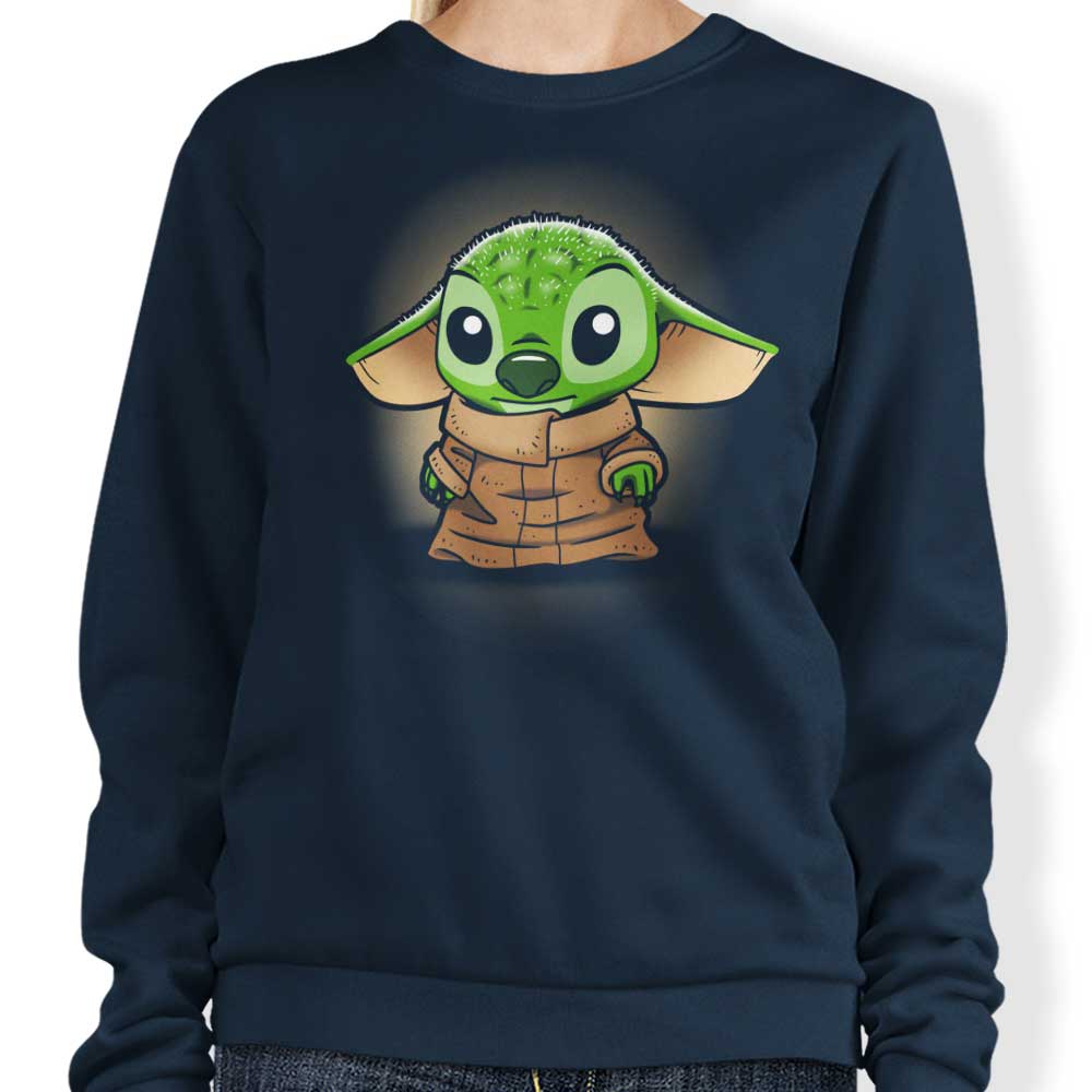 Alien Child Crewneck Sweatshirt - Comfortable and Stylish Apparel