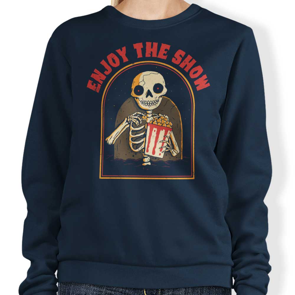 DinoMike Crewneck Enjoy the Show Sweatshirt for All Sizes