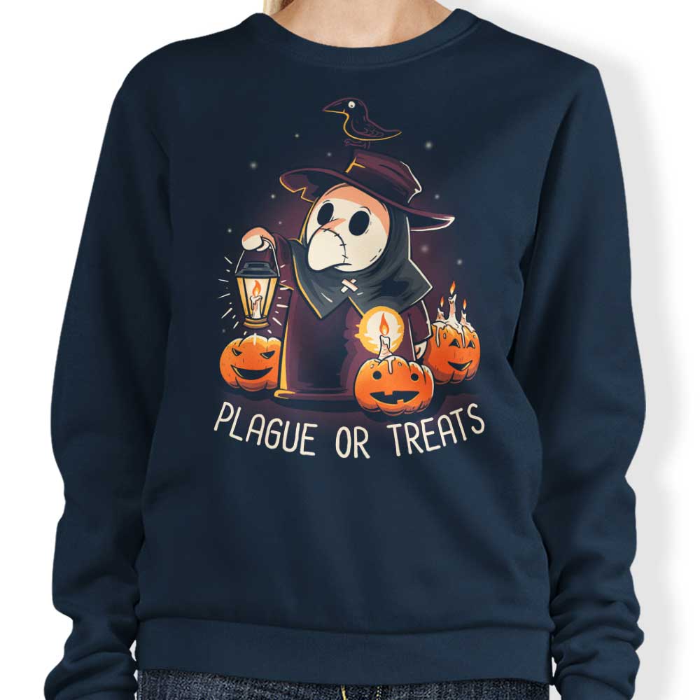 Plague or Treat Crewneck Sweatshirt - A Stylish and Comfortable Choice from Koalatees
