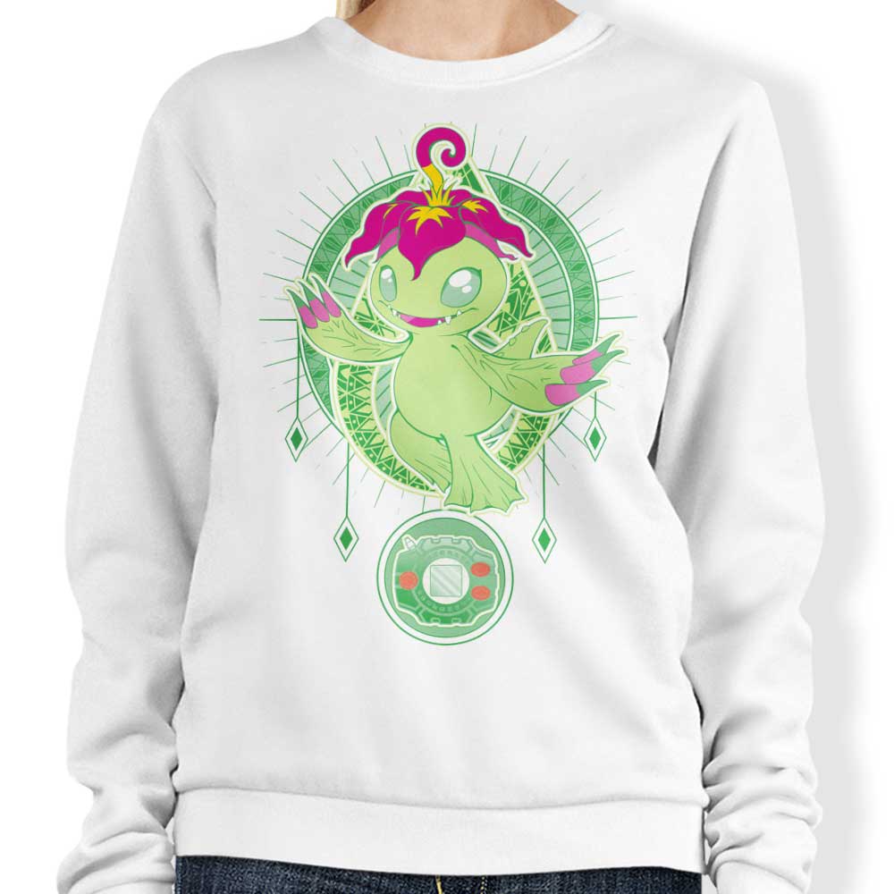 Sincerity Crest - High - Quality Crewneck Sweatshirt by Chocolate Raisin Fury