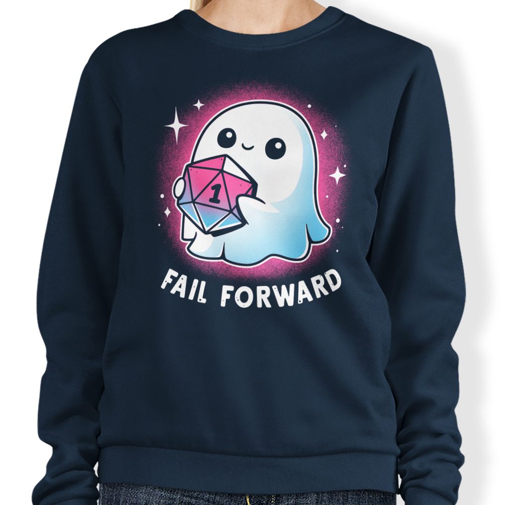 Fail Forward Motivational Sweatshirt by Snouleaf