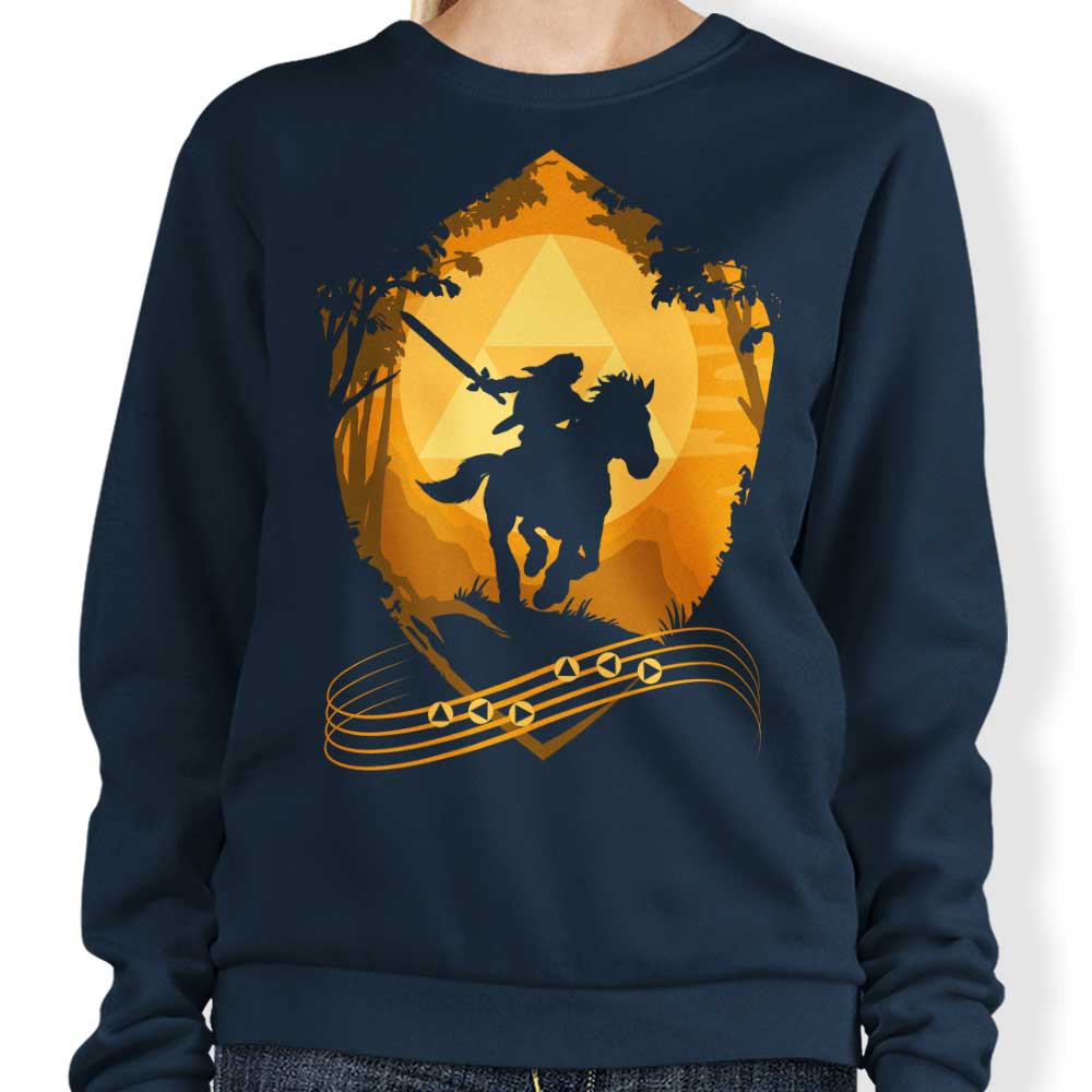 Epona's Song Crewneck Sweatshirt - Comfortable and Durable Apparel