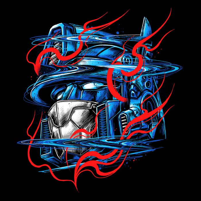 Cool Glitch Flames Crewneck Sweatshirt for Fashion Lovers