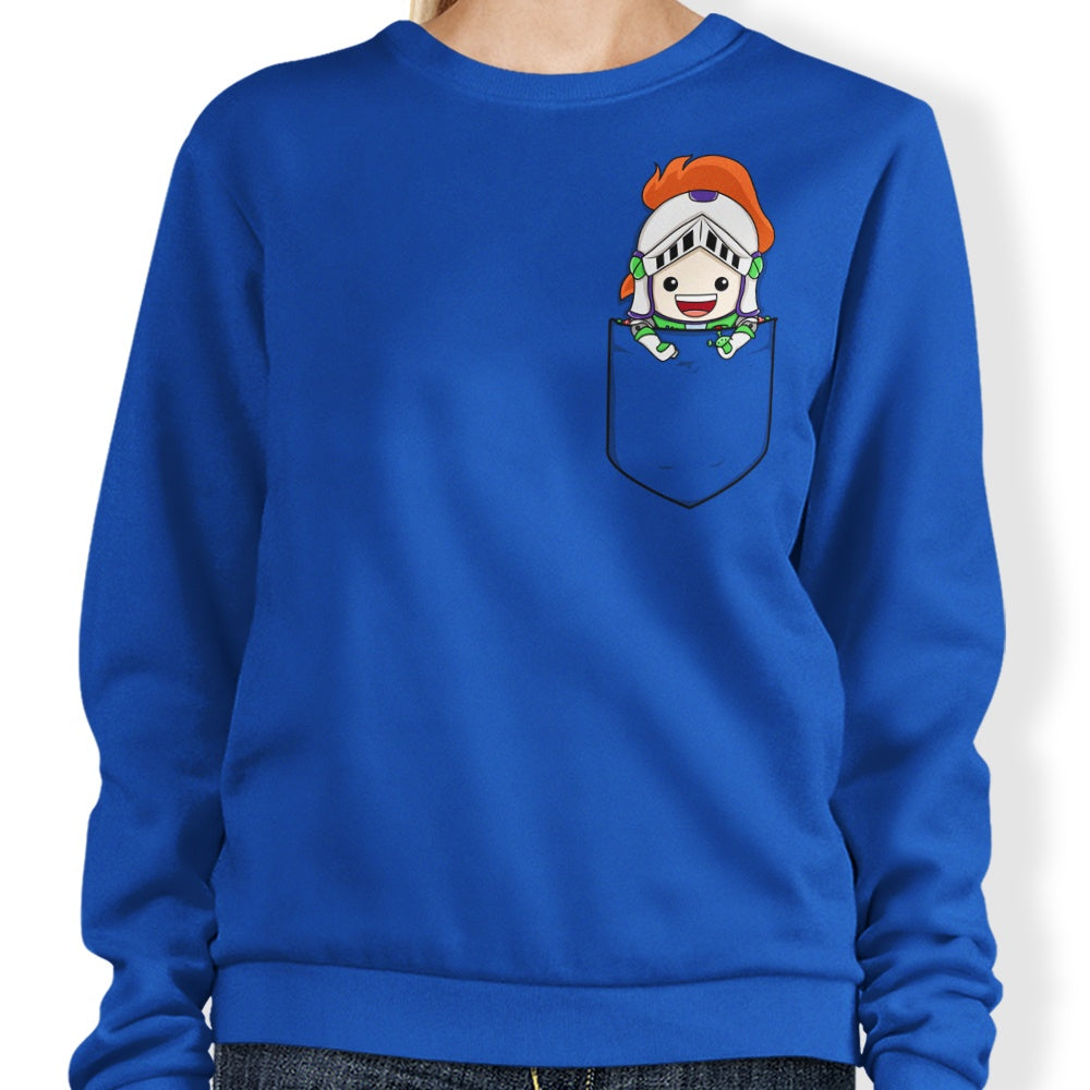 Cosmic Space Ranger Teerion Crewneck Sweatshirt by Donnie Illustrations