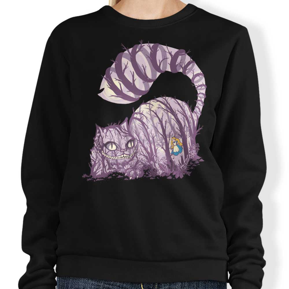 Harantula's Comfortable Inside Wonderland Crewneck Sweatshirt in S - 4XL