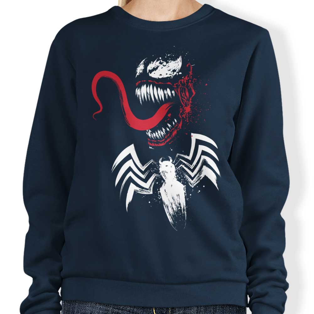 Dr. Monekers' Symbiote Crewneck Sweatshirt in S - 4XL Sizes