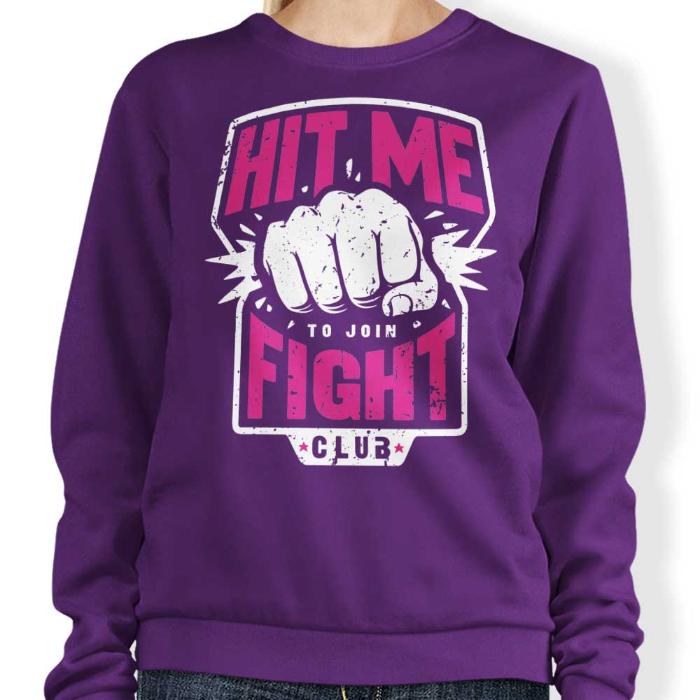 Olipop 'Hit Me' Crewneck Sweatshirt for All Sizes