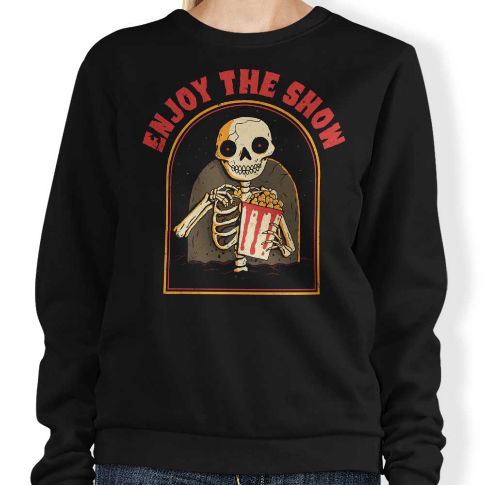 DinoMike Crewneck Enjoy the Show Sweatshirt for All Sizes