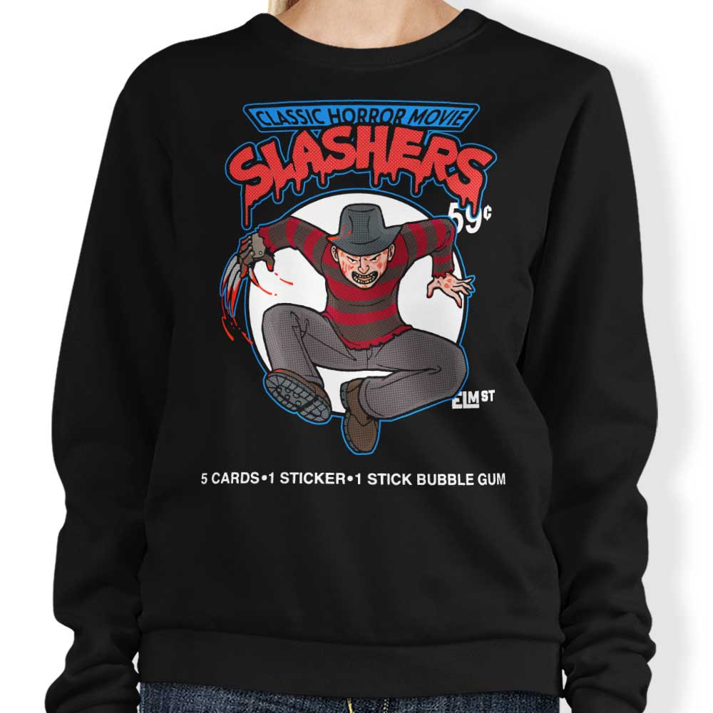 Classic Nightmare Slashers Crewneck Sweatshirt - Comfortable and Durable Apparel
