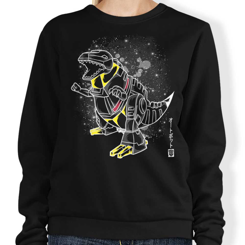 Soulkr's Comfortable Dino Crewneck Sweatshirt in S - 4XL Sizes