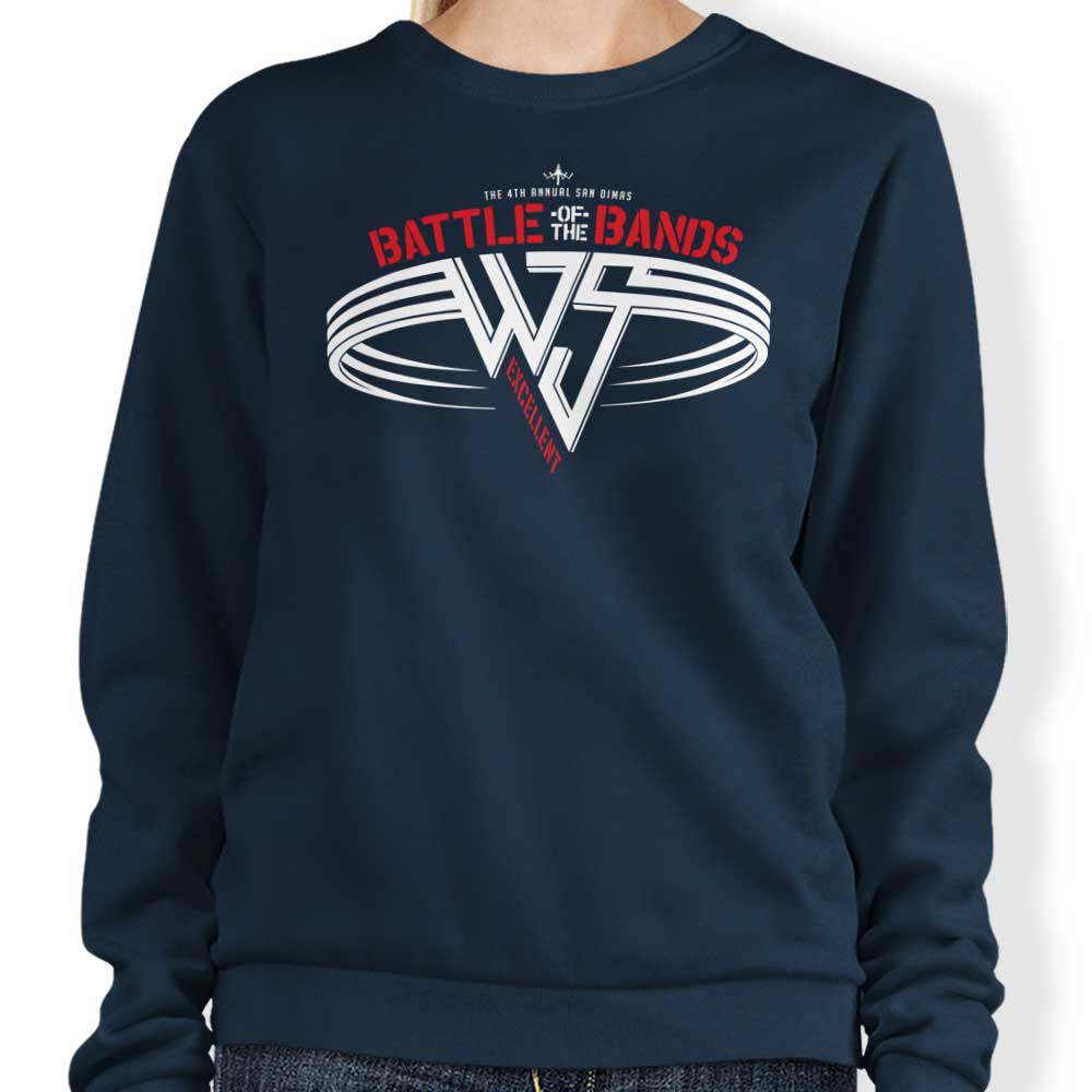Battle of the Bands Retro Crewneck Sweatshirt for Music Lovers