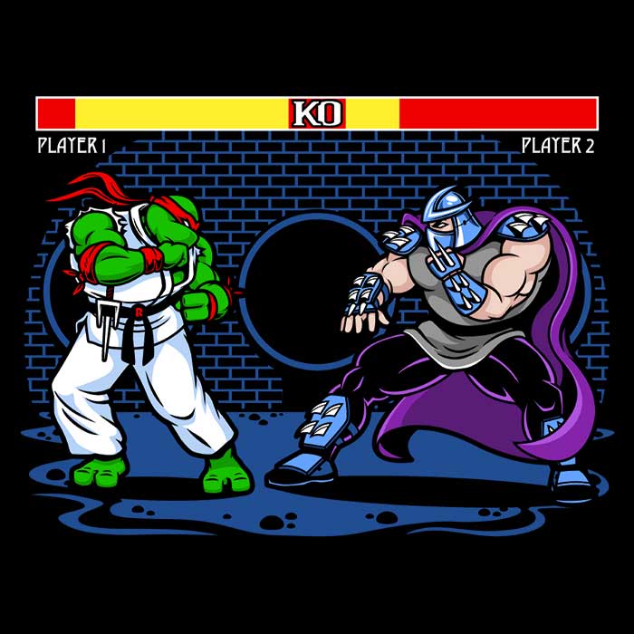 Harebrained Sewer Fighter Crewneck Sweatshirt in S - 4XL Sizes
