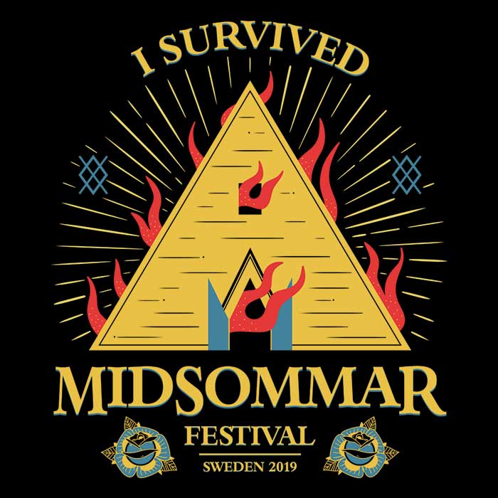 Survived Midsommar-themed Crewneck Sweatshirt by 14Eight