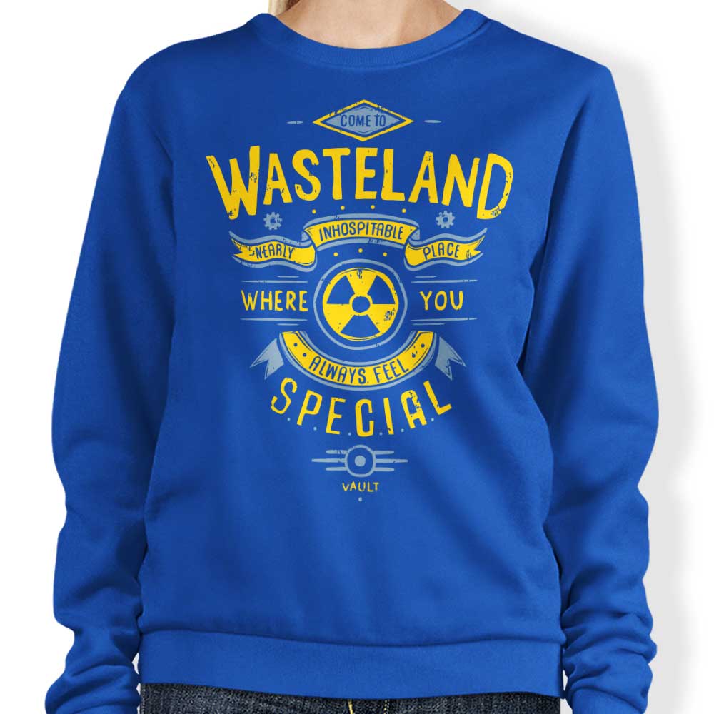 Typhoonic Art's 'Come to Wasteland' Crewneck Sweatshirt in S - 4XL Sizes