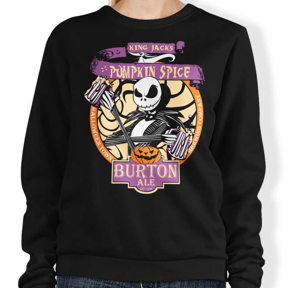 Zac Atkinson's Jack's Pumpkin Spice Crewneck Sweatshirt in S - 4XL Sizes