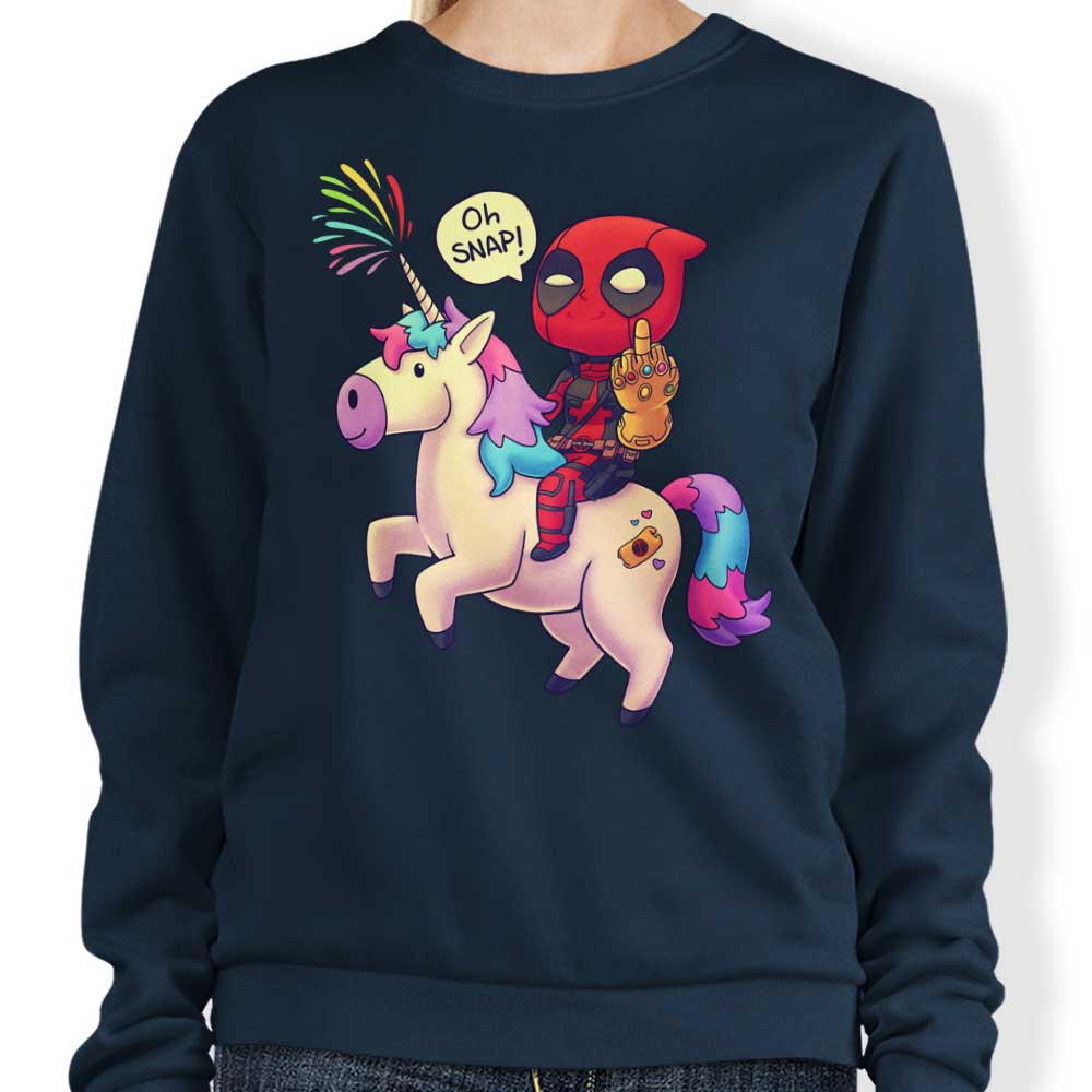 Geekydog Infinity Chimichanga Crewneck Sweatshirt for All Sizes