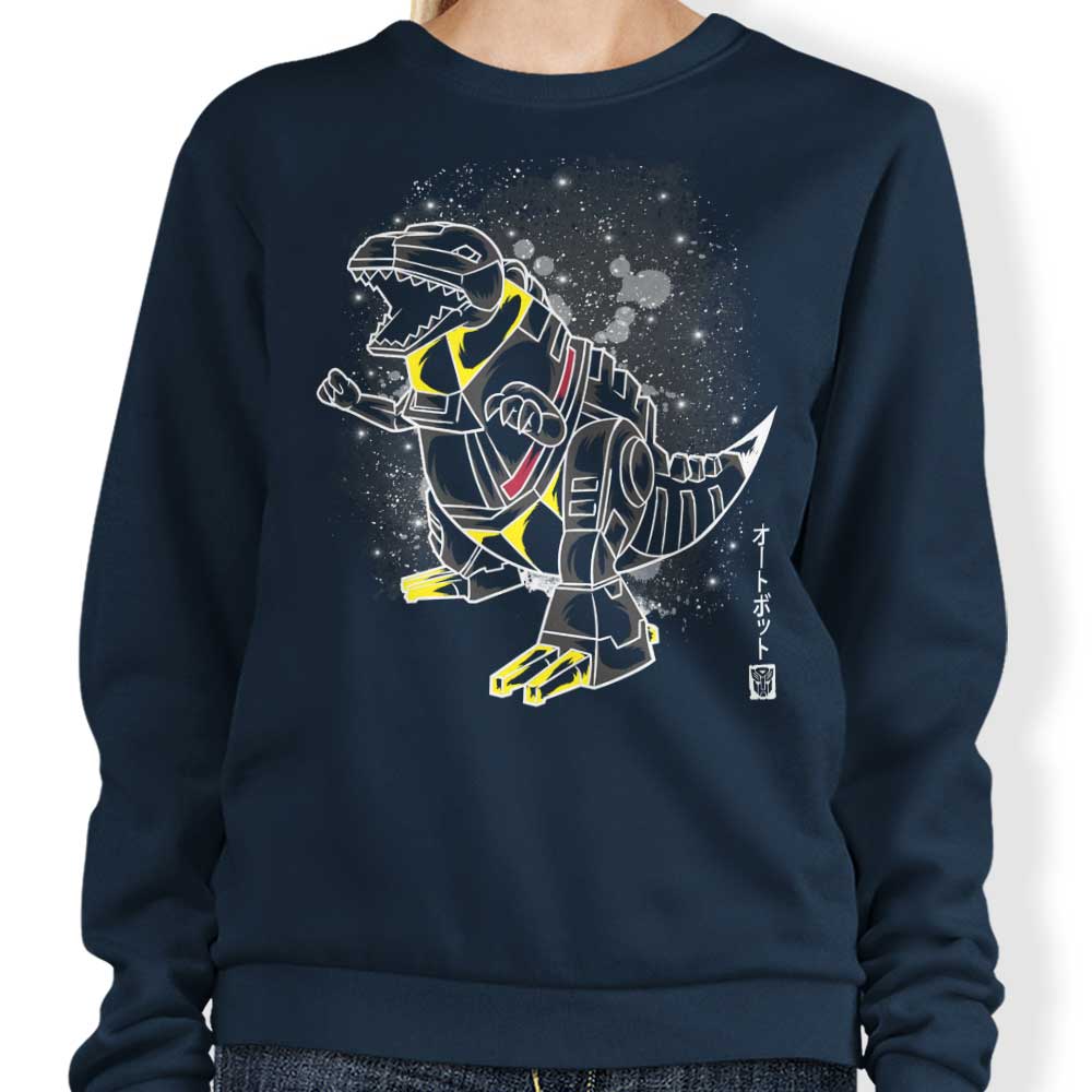 Soulkr's Comfortable Dino Crewneck Sweatshirt in S - 4XL Sizes