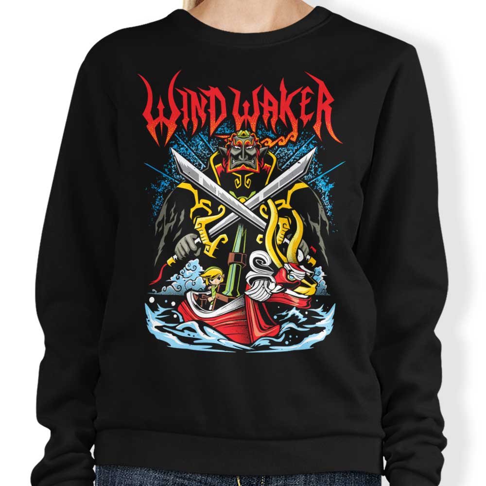 Dracula Byte's 'Bring the Wind' Crewneck Sweatshirt for All Sizes